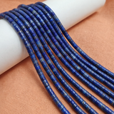 1 String 4x2mm Natural Lapis Gemstone Beads