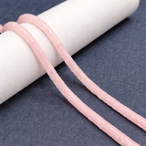 1 String 4x2mm Natural Rose Quartz Gemstone Beads