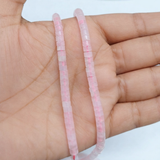 1 String 4x2mm Natural Rose Quartz Gemstone Beads