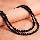 1 String 4mm Zed Cut Round Beads For Jewellery Making