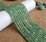 1 String 4x2mm Natural Green Aventurine Gemstone Beads