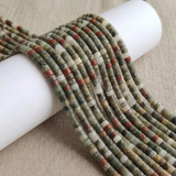 1 String 4x2mm Natural Blood Stone Gemstone Beads