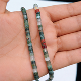 1 String 4x2mm Natural Blood Stone Gemstone Beads