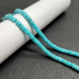 1 String 4x2mm Natural Turquoise Firoza Gemstone Beads
