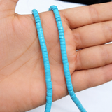 1 String 4x2mm Natural Turquoise Firoza Gemstone Beads