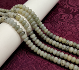 1 String 8x5mm Zed Labradorite Rondelle Gemstone Beads