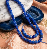 1 String 8-10mm Natural Onyx Round Faceted Beads For Jewellery Making