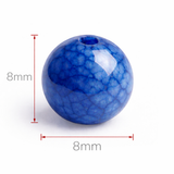 1 String 8-10mm Natural Onyx Round Faceted Beads For Jewellery Making