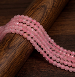 1 String 4mm Zed Cut Round Beads For Jewellery Making
