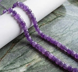 1 String 5x5mm Natural Onyx Square Faceted Beads For Jewellery Making