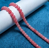 1 String 5x5mm Natural Onyx Square Faceted Beads For Jewellery Making