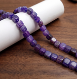 1 String 8x8mm Natural Onyx Square Beads For Jewellery Making