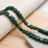 1 String 8x8mm Natural Onyx Square Beads For Jewellery Making