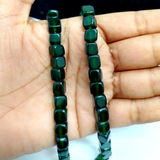 1 String 8x8mm Natural Onyx Square Beads For Jewellery Making