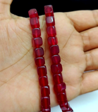 1 String 8x8mm Natural Onyx Square Beads For Jewellery Making