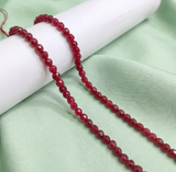 1 String 4mm Zed Cut Round Beads For Jewellery Making