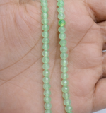 1 String 4mm Zed Cut Round Beads For Jewellery Making