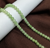 1 String 4mm Zed Cut Round Beads For Jewellery Making