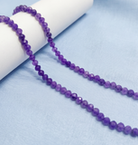 1 String 4mm Zed Cut Round Beads For Jewellery Making