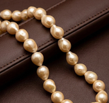 1 String 17x13mm Baroque Pearls Drop For Jewellery Making