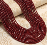 1 String 3x4mm Zed Faceted Tyre Beads