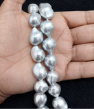1 String 17x13mm Baroque Pearls Drop For Jewellery Making