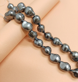 1 String 17x13mm Baroque Pearls Drop For Jewellery Making