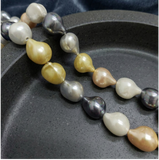 1 String 17x13mm Baroque Pearls Drop For Jewellery Making