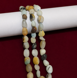 1 String 5-8mm Amazonite Semi-precious Gemstone Pebble Tumbledstone Nugget Beads