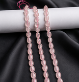 1 String 5-8mm Rose Quartz Semi-precious Gemstone Pebble Tumbledstone Nugget Beads