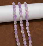 1 String 5-8mm Amethyst Semi-precious Gemstone Pebble Tumbledstone Nugget Beads