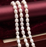 1 String 5x7mm AAA Quality Freshwater Natural Cultured Pearls