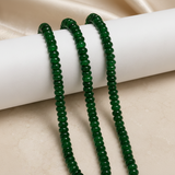 1 String 2x4mm Plain Zed Stone Beads