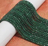 1 String 3x4mm Zed Faceted Tyre Beads