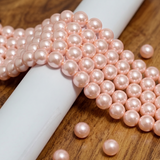 10mm Faux Round Shell Pearl Beads String