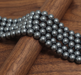 10mm Faux Round Shell Pearl Beads String