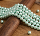 10mm Faux Round Shell Pearl Beads String
