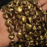 1 String, 22mm Golden Shell Pearl Beads