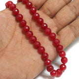 8mm Zed Cut Round Beads