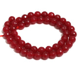 8mm Zed Cut Round Beads