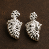 18 Pcs, 0.75 Inches Metal Pendant Silver