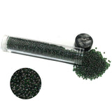 Nippon Seed Beads Green Two Tone Trans, Size 11/0