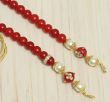 Beaded Necklace Dori Red