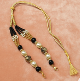 Designer German Silver Beaded Necklace Dori