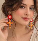 Multicolor Designer Earrings Combo