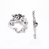 Alloy Flower Toggle Clasps