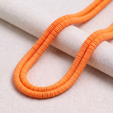 Polymer Clay Fimo Ring Beads 1 String, 6mm