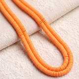 Polymer Clay Fimo Ring Beads 1 String, 6mm