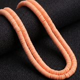 Polymer Clay Fimo Ring Beads 1 String, 6mm