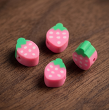 6x9mm Strawberry Polymer Clay Fimo Beads